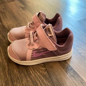 Toddler girl Nike shoes.